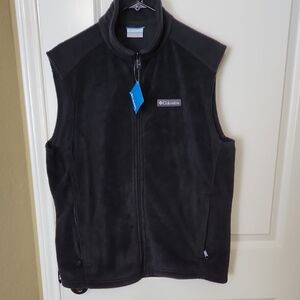 Columbia Men's Black Fleece Vest